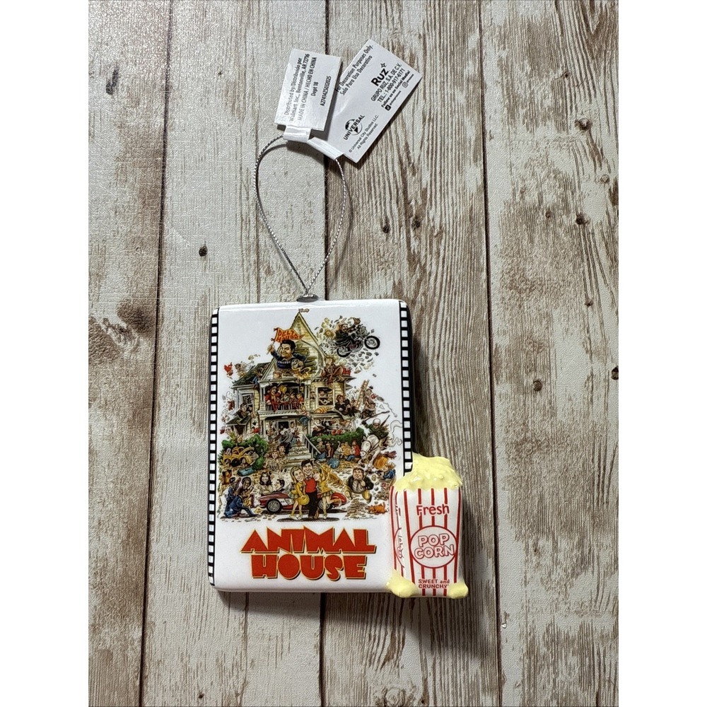 RUZ Animal House Movie Poster Decoupage Christmas Tree Ornament NWT's‎